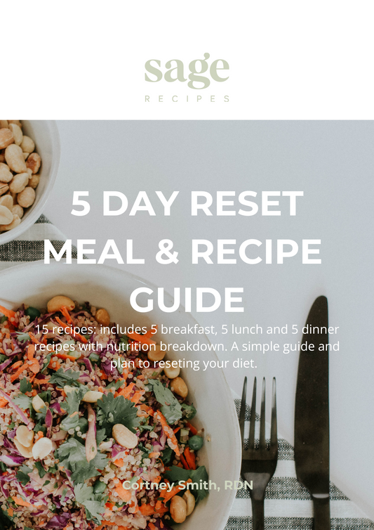 5 Day Reset Meal & Recipe Guide